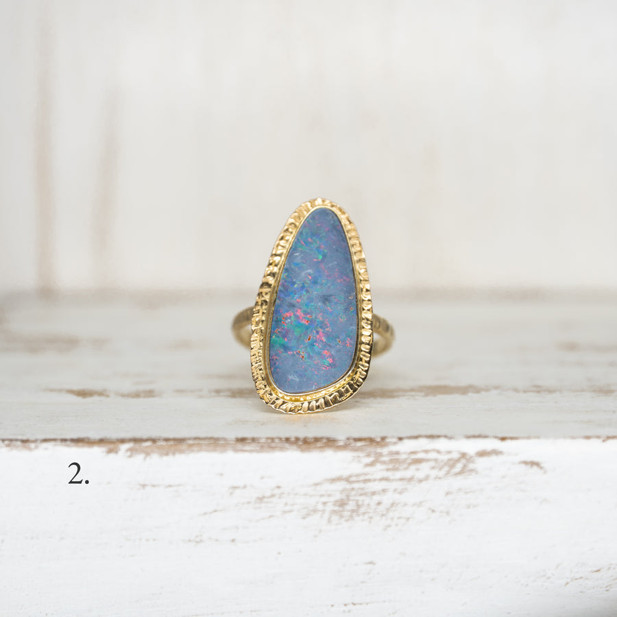 OPAL RING GOLD - Size 9