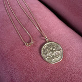 OCEAN PENDANT - GOLD