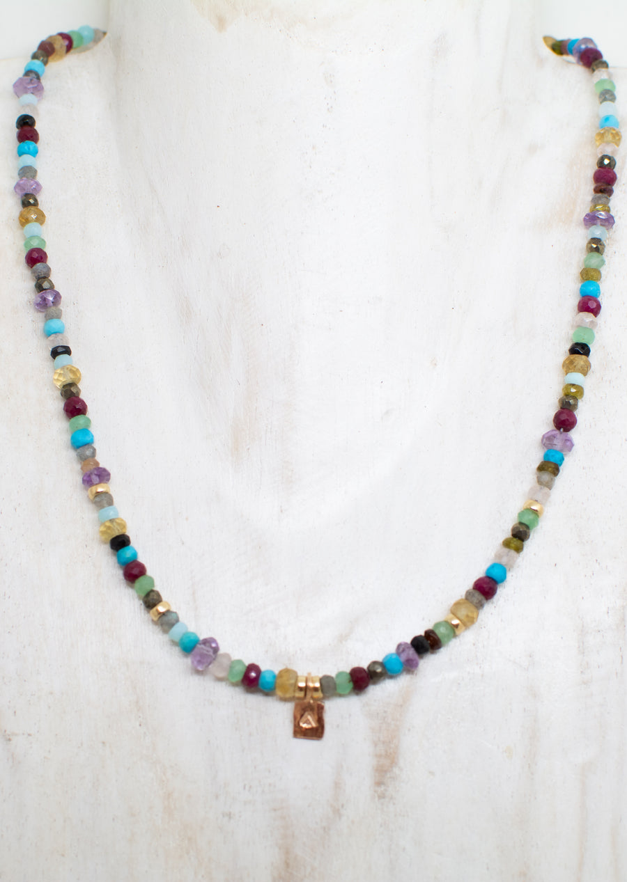 SIREN - MULTI CRYSTAL NECKLACE