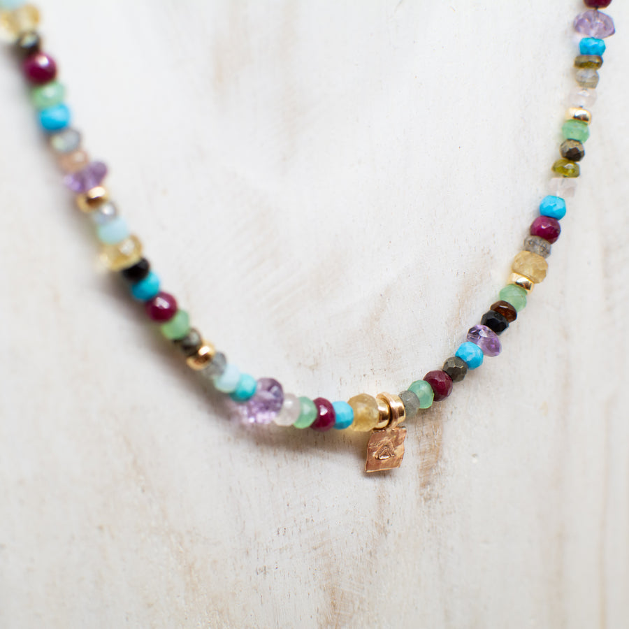 SIREN - MULTI CRYSTAL NECKLACE