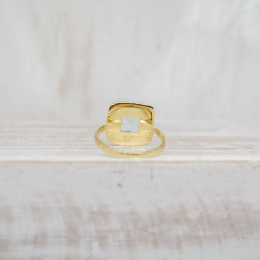 BB BLUE RING - GOLD